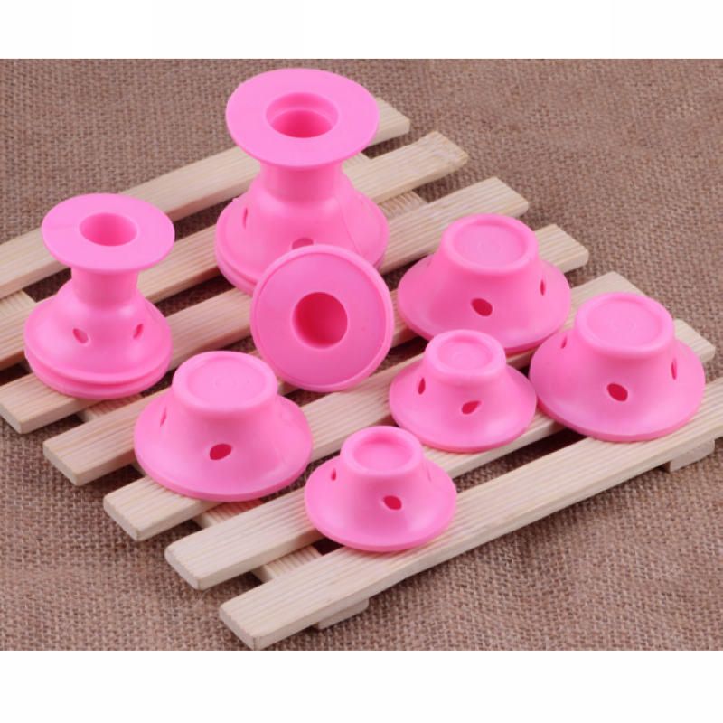 Styling Tools Hair Rollers Soft Rubber Hair Roller Diy Roll Style
