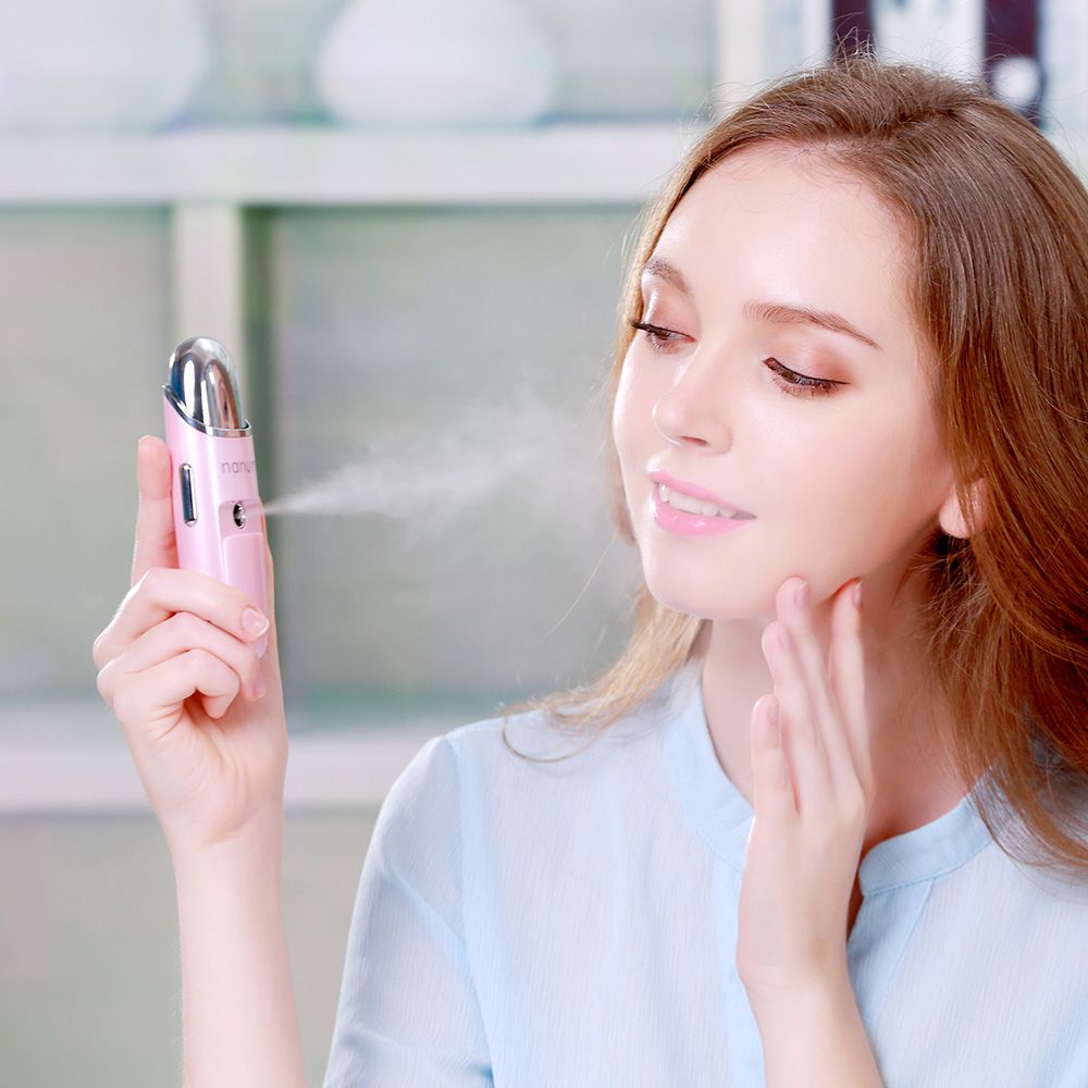 2017 Mini Portable Atomizer Face Spray Facial Steamer Vibration