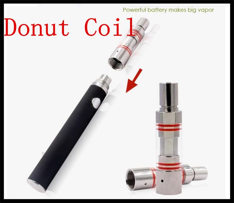 Ceramic Donut Coil Wax Smoking Pen Wax Shatter Concentrates E Cigarette