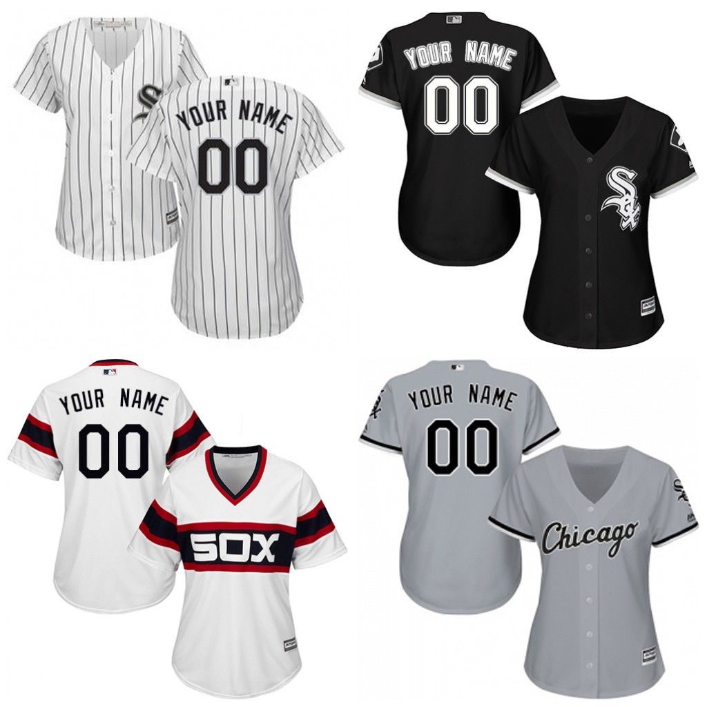 2017 Womens Mlb Baseball Chicago White Sox Jerseys Customized White
