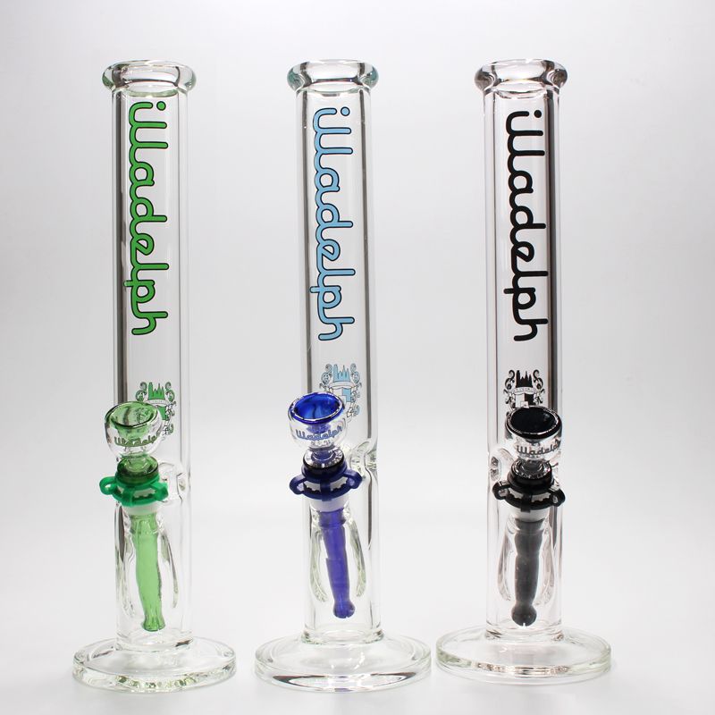 2017 16 Illadelph Bong Glass Bongs 7mm Thick Big Beaker Glass Water