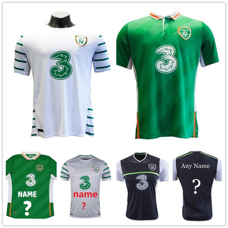 2017 Ireland Soccer Jersey Custom Personalized Team Color Green Away