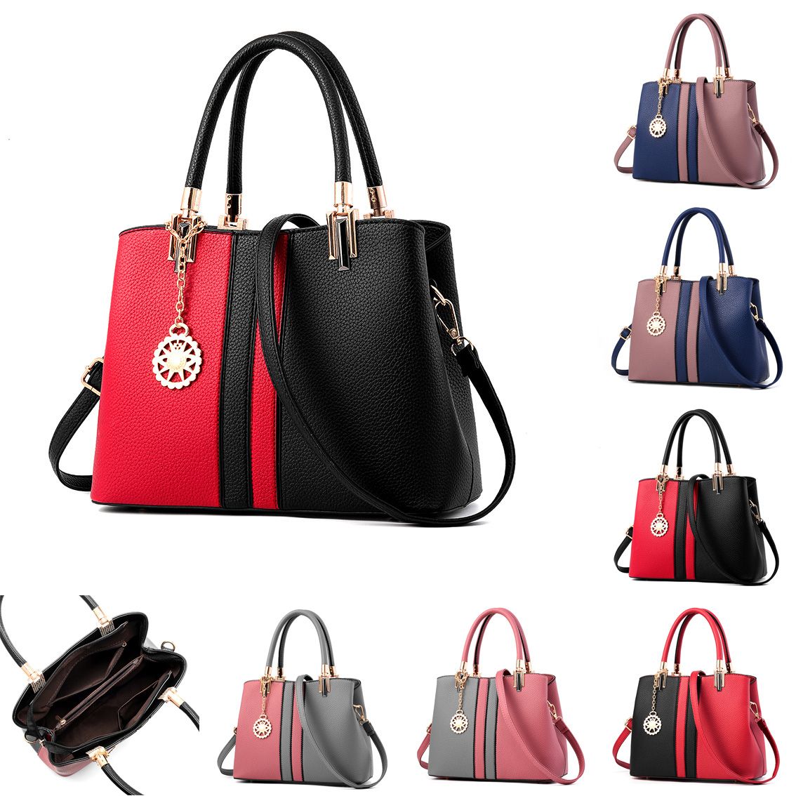 Women Large Handbags Celebrity Tote Bag Designer Structured Large College Fashion Bags Designer ...