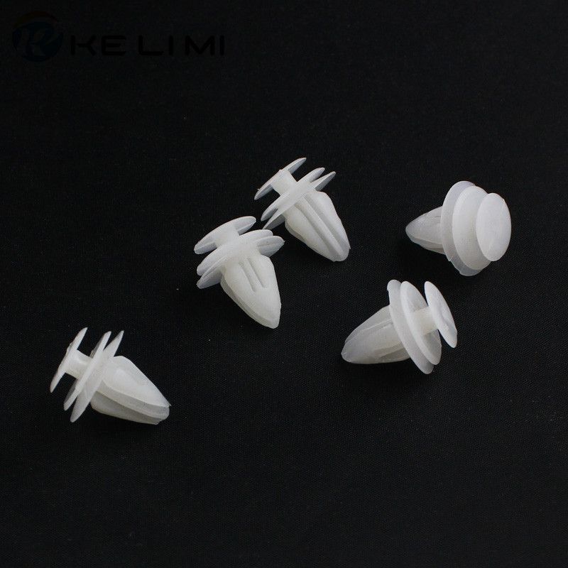 22 White Nylon Klips Door Trim Panel Clips Retainers For Toyota Gm
