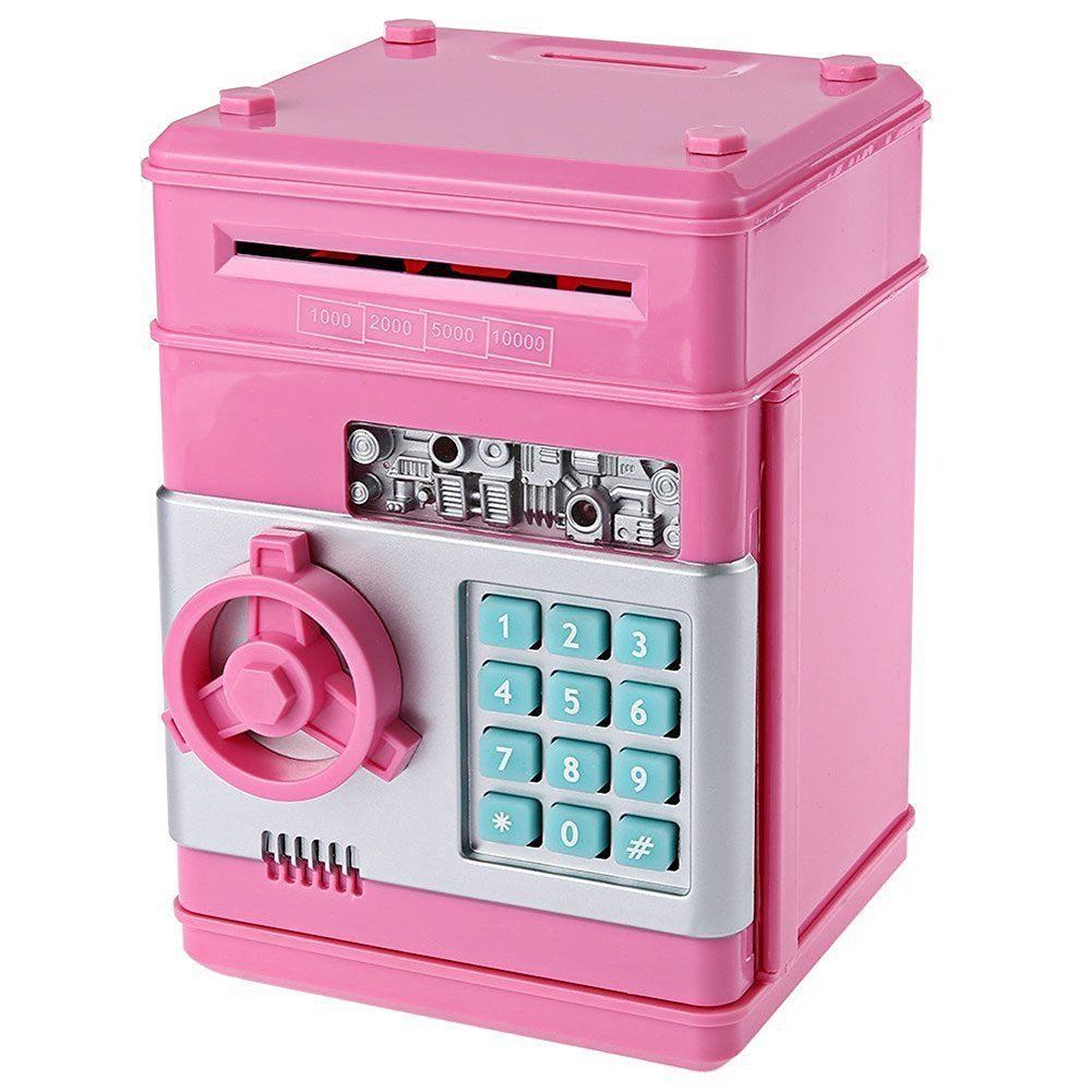 Password Electronic Money Bank Mini Atm Cash Coin Saving Banks Piggy