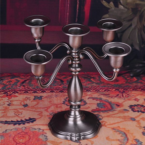 5 Arms Candelabra Party Wedding Large Table Centerpieces Votive Candle