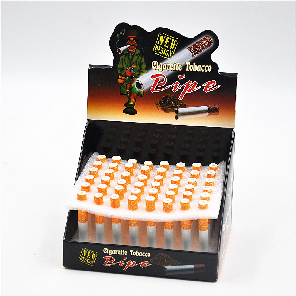 2017 One Hitter Pipes Ceramic Metal Cigarette One Hitter Ceramic Pipes