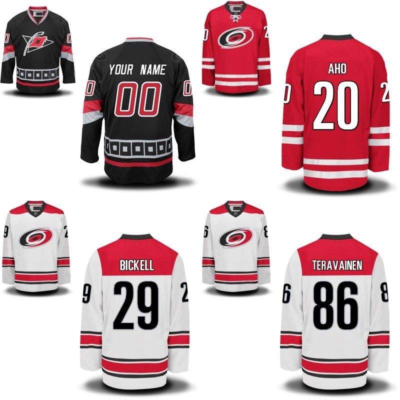 2017 Carolina Hurricanes Jersey Men'S 20 Sebastian Aho 21 Lee