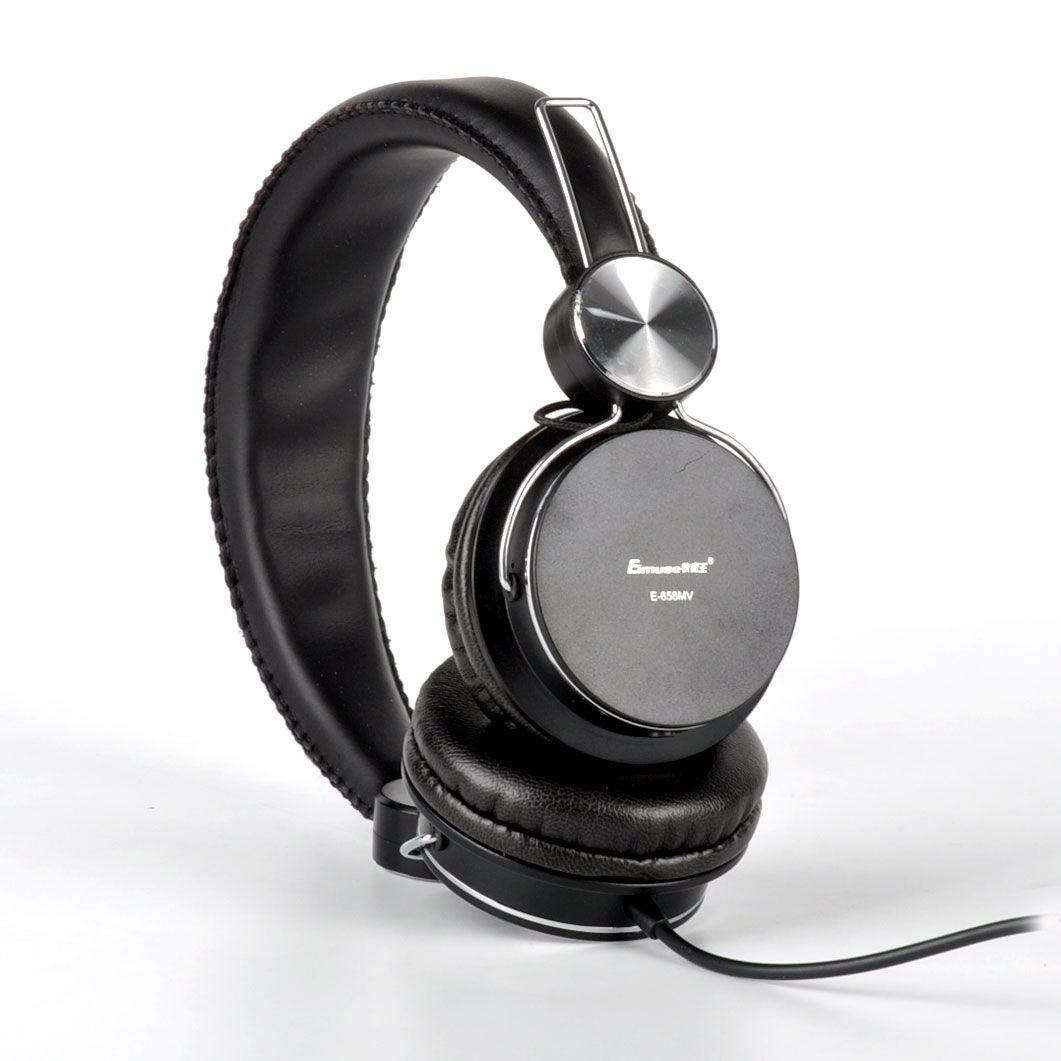 Stereo Headphones With Volume Control Built In Microphone Dual Interface Headset For Pc And 