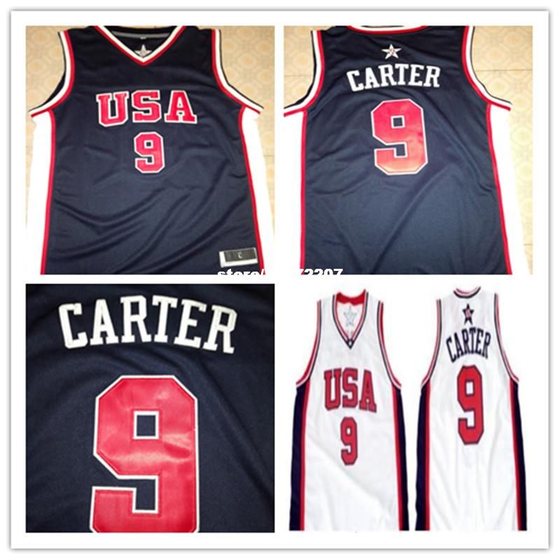 2017 Cheap Custom 9 Vince Carter Jersey,Team Usa Basketball Jersey
