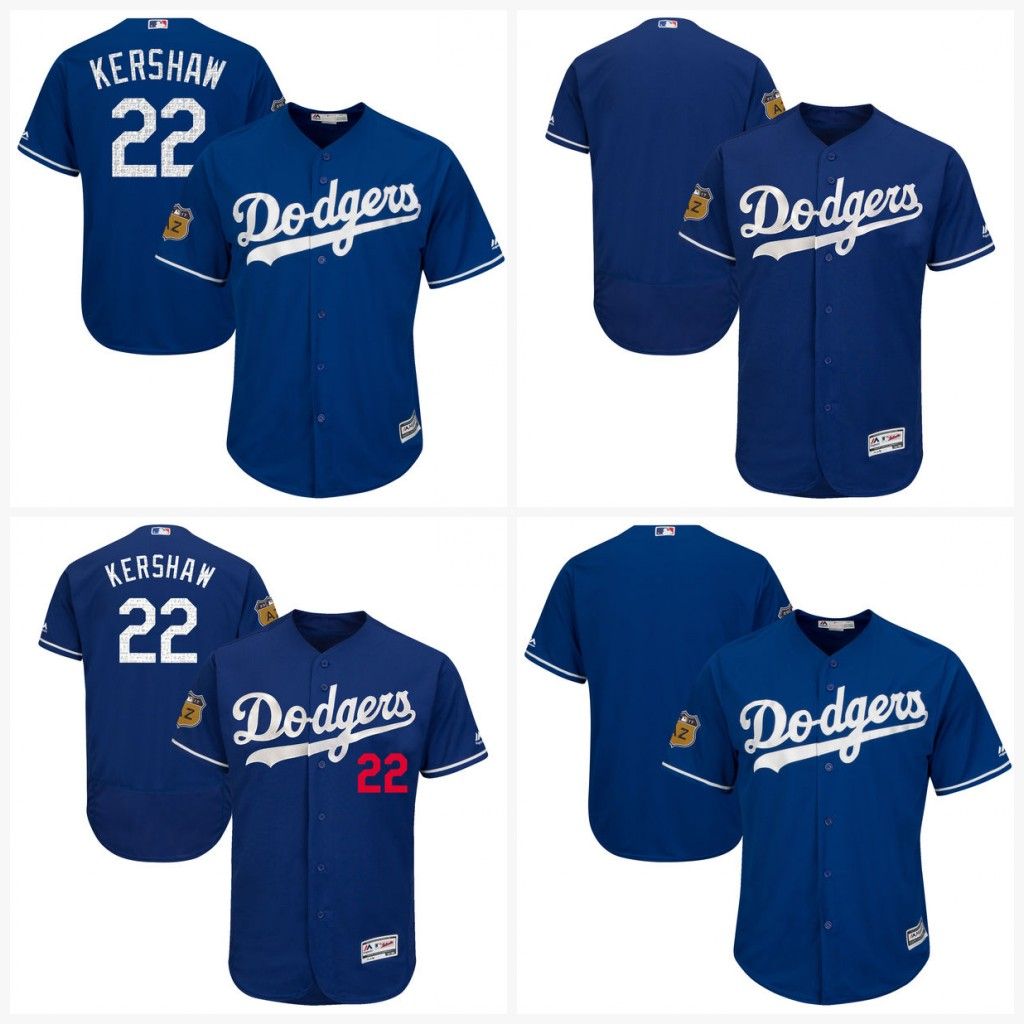 Men's Los Angeles Dodgers Jersey 2017 Spring Training 22 Clayton