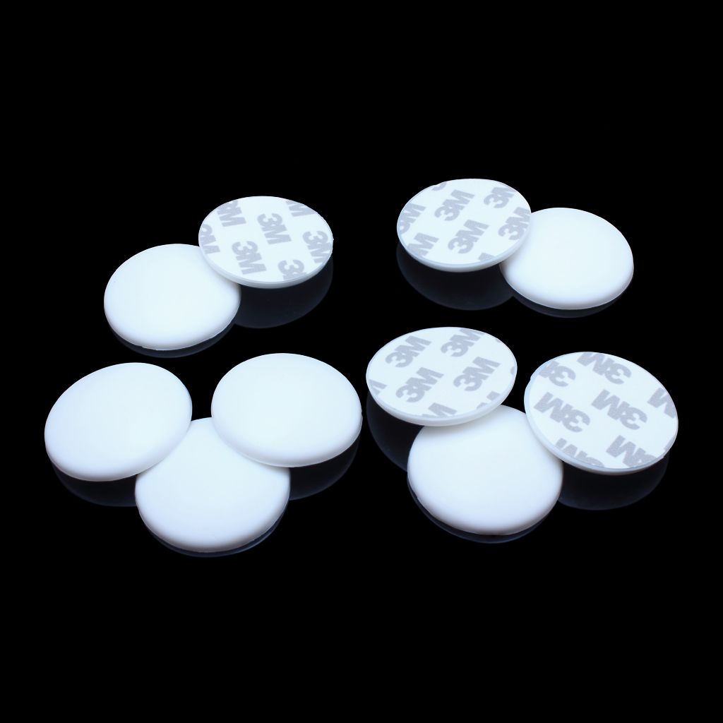 Self Adhesive Silicone Wall Protectors Door Handle Bumpers Buffer Guard