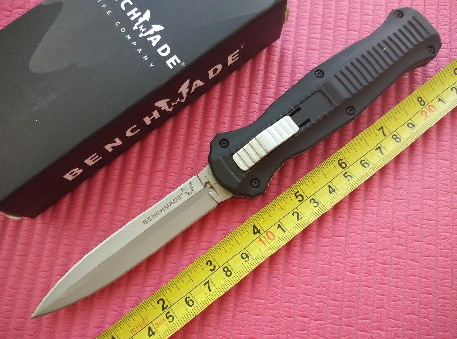 Benchmade Infidel Knife Out The Front Double Action Auto 3.95 Satin