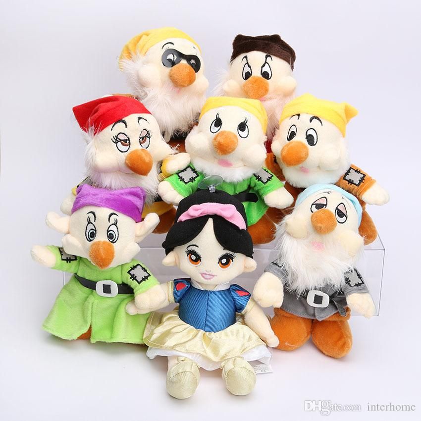 snow white and the seven dwarfs plush dolls
