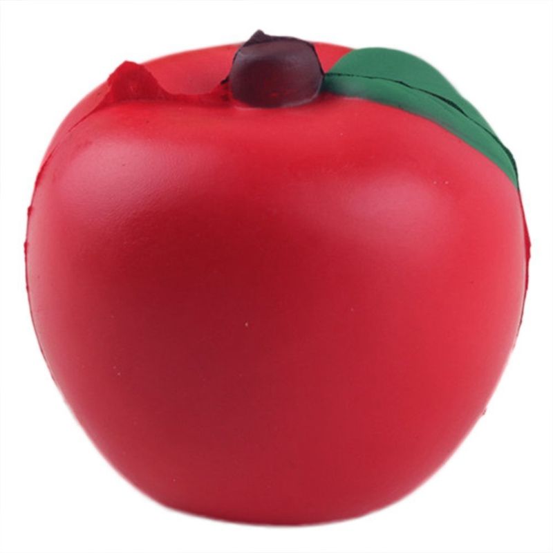 2017 Jumb Squishy Red Apple Super Slow Rising Fruit Toy Cute Soft