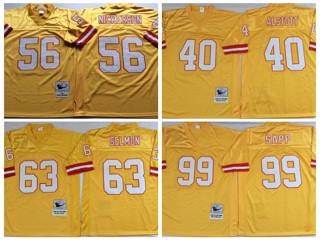 2017 Retired Player Football Jerseys Vintage 63 Lee Roy Selmon Jersey