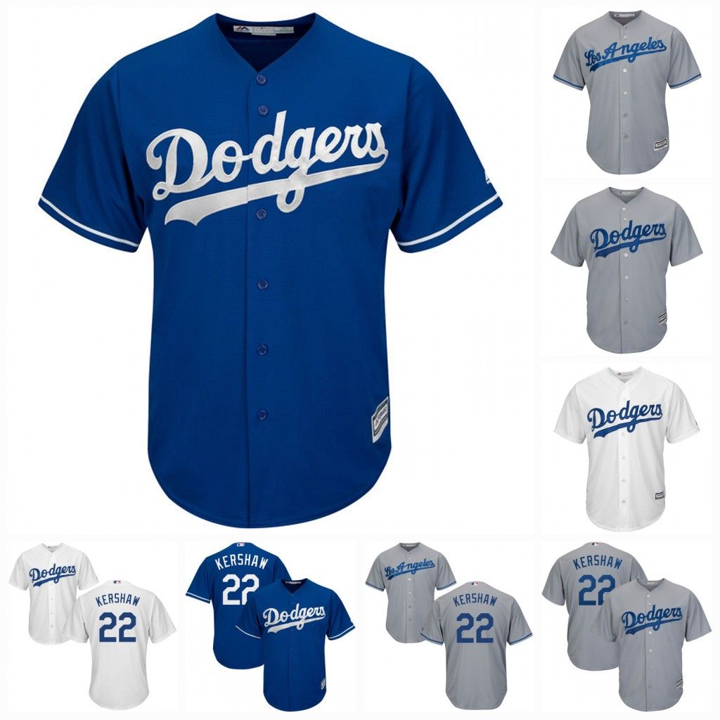 2017 Kids Los Angeles Dodgers Jersey 22 Clayton Kershaw 23 Adrian