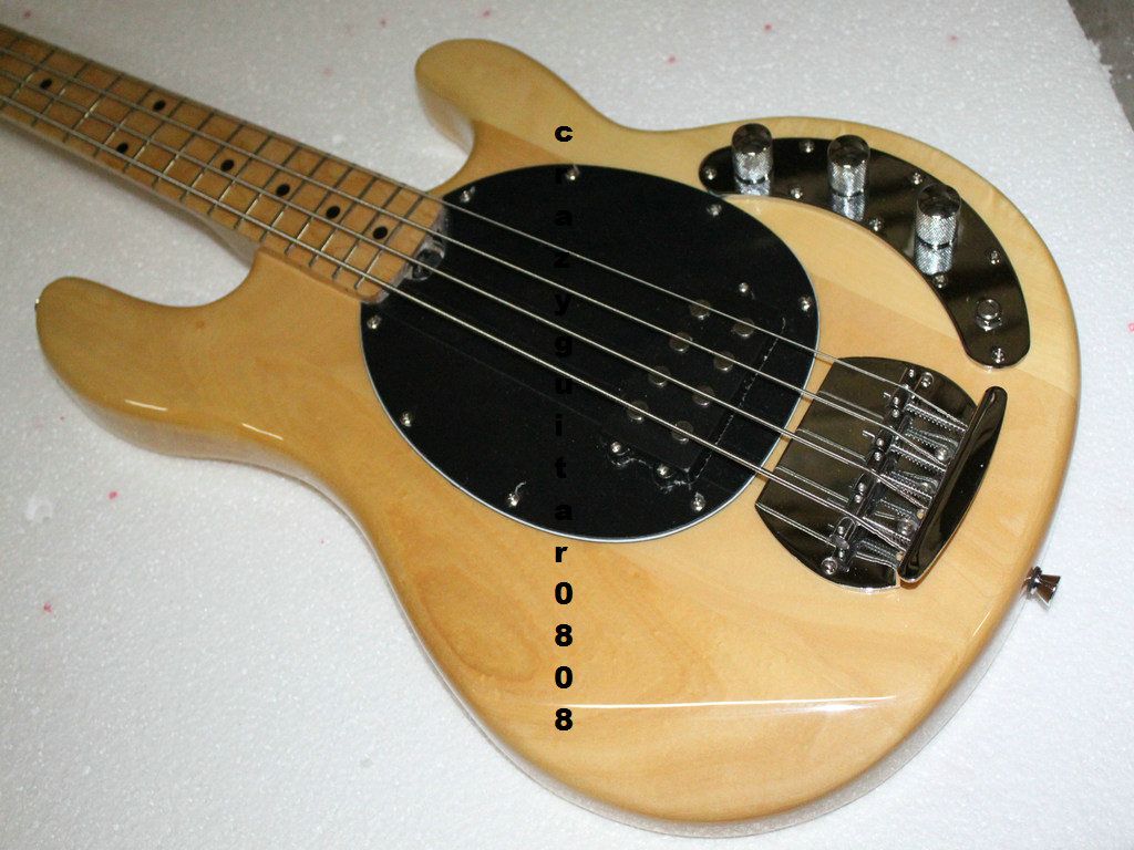 Natural Color Bass Guitars 4 Strings Music Electric Bass Guitar Factory