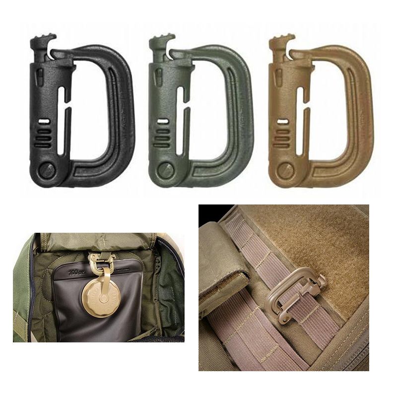 Outdoor Gear Military Tactical D Ring Plastic Carabiner Backpack Hang