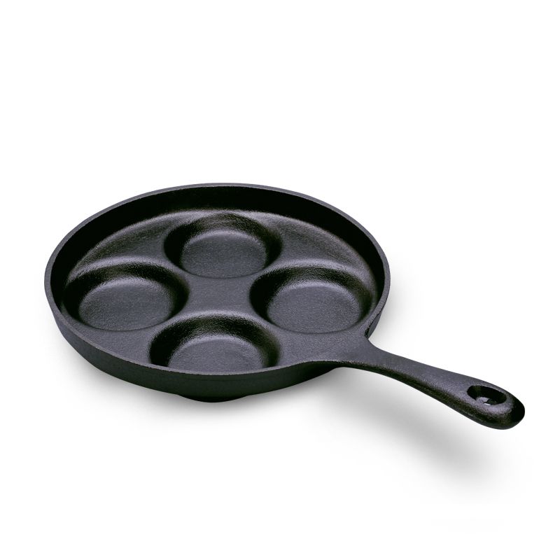 High Qulity Cast Iron Frying Egg Pan Diameter Of 24cm No Coating With 4