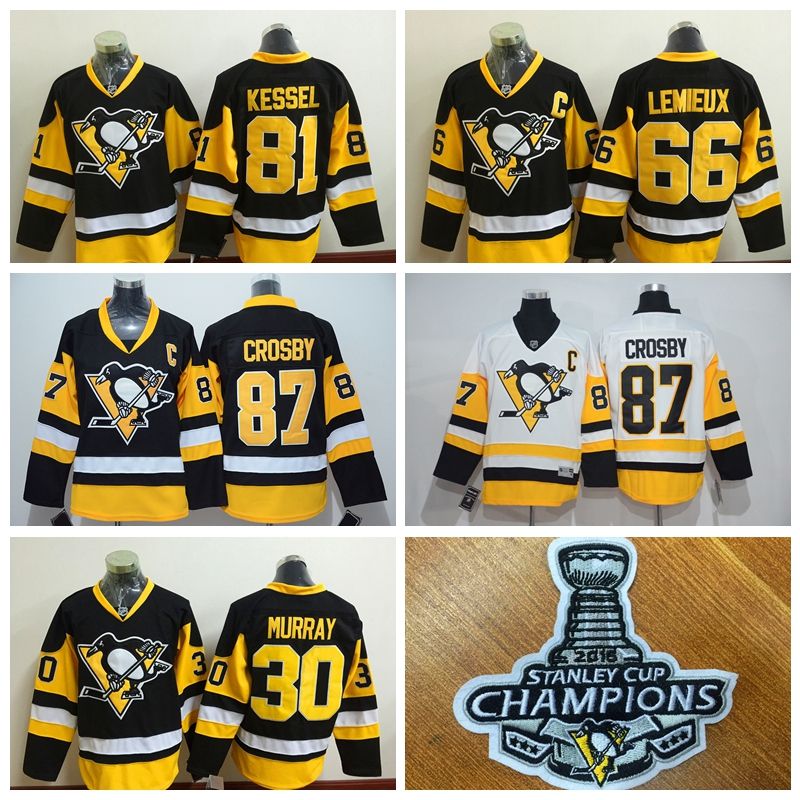 Online Cheap Pittsburgh Penguins 87 Sidney Crosby Men Hockey Jerseys Stitch 2016 Stanley Cup