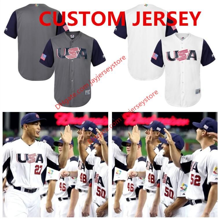 2017 2017 Usa World Baseball Classic Wbc Jersey Josh Harrison Alex