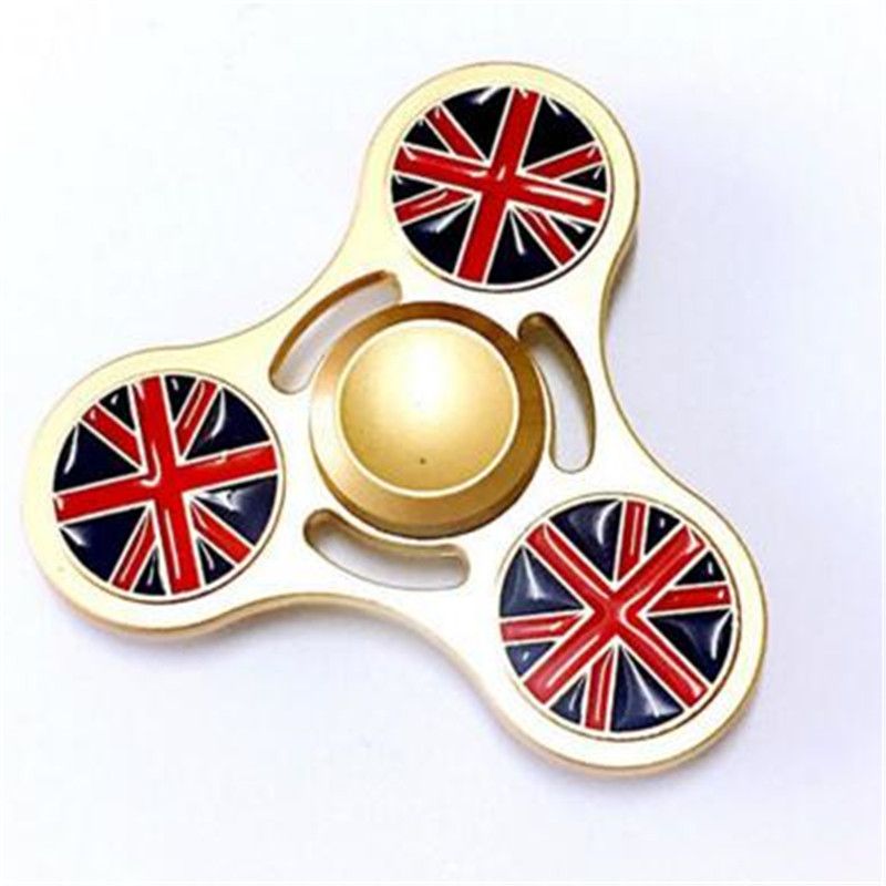 Hand Spinner England Flag New Arrival Fidget Metal Edc Stress Reliever