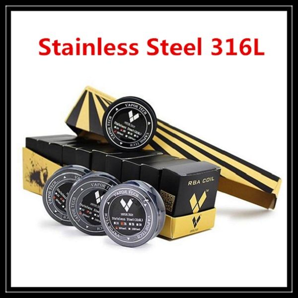 original vapor tech stainless steel 316l heating wires resistance coil vaportech 30 spool original vapor tech stainless steel 316l heating wires resistance coil vaportech 30 spool