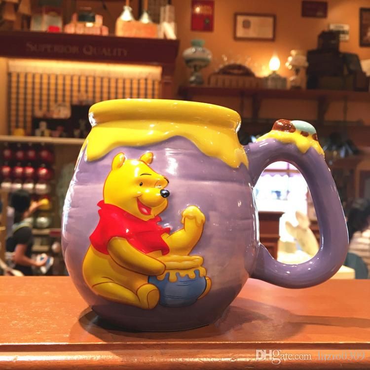 Genuine Shanghai Disneyland Winnie The Pooh Honey Pot Mug 450ml