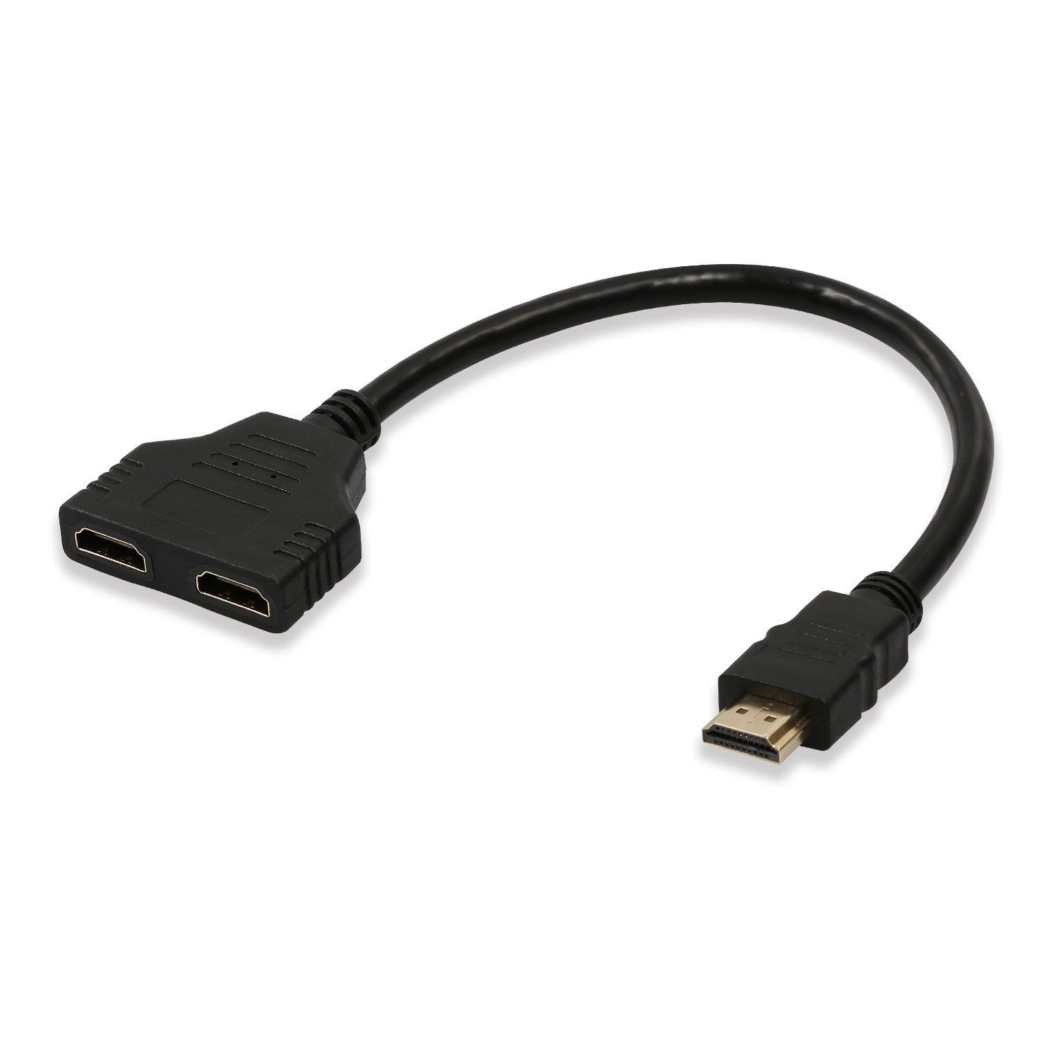 Hdmi Male To Dual Hdmi Female 1 To 2 Way Hdmi Splitter Adapter Cable