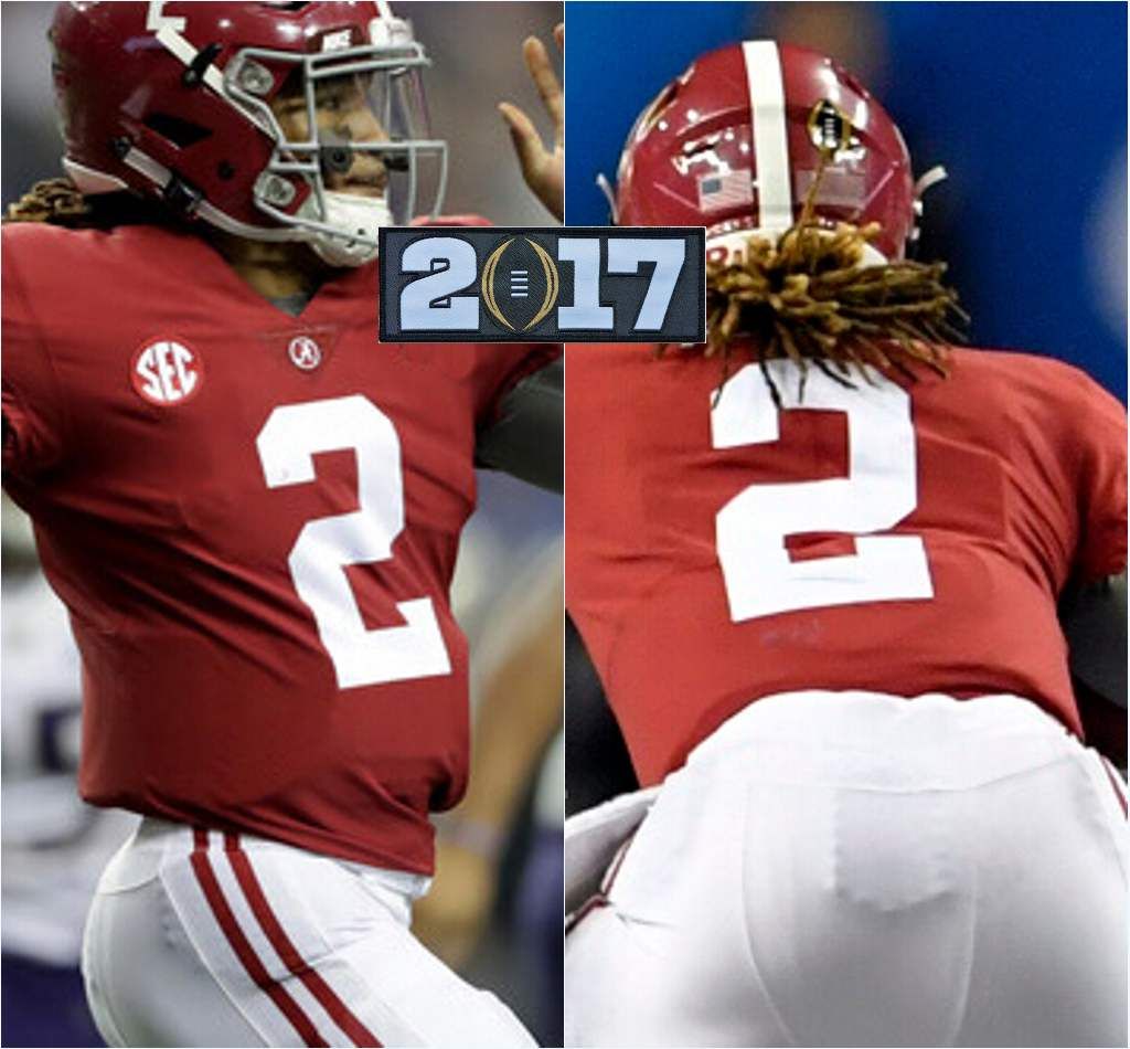 2017 Championship 2 Jalen Hurts 2017 Playoff National Alabama Crimson