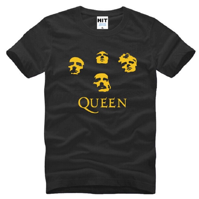 New Summer Style Classic Rock Band Queen T Shirts Men Cotton Short