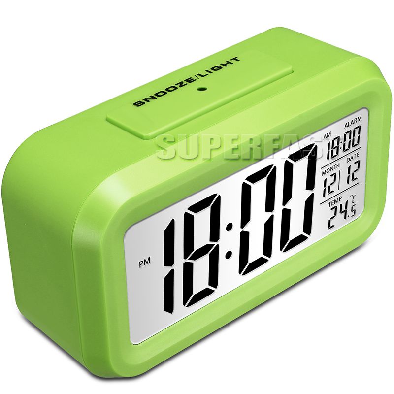 2017 Mini Led Desktop Alarm Clock Lcd Digital Clock Non Radiation Table