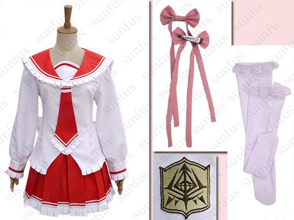 Aria The Scarlet Ammo Riko Mine Dress Cosplay Costume Cosmic