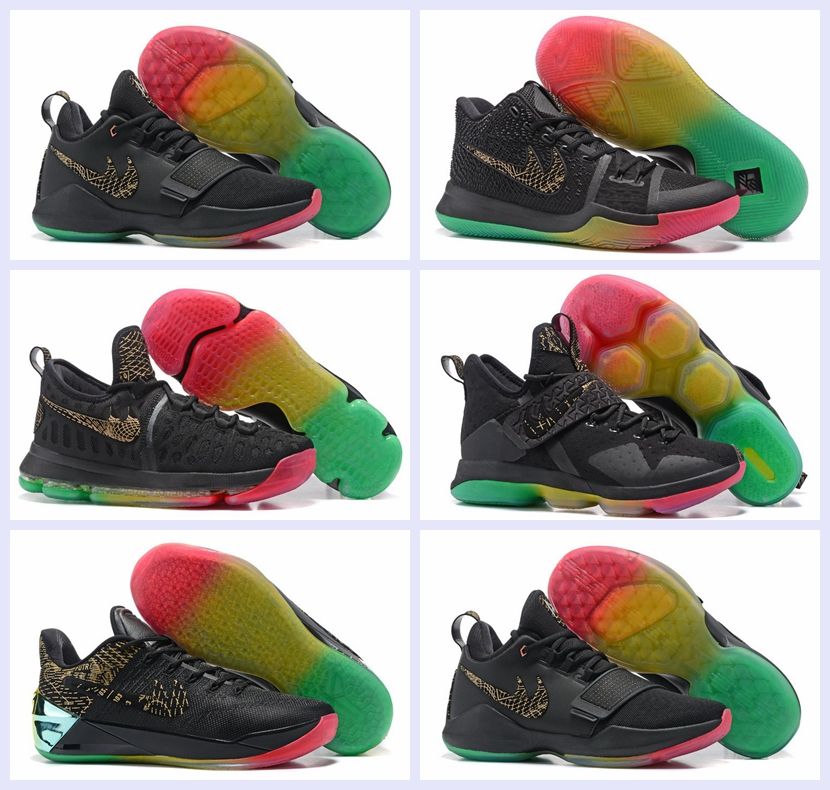 2017 James LBJ 14 Kobe 12 KD 9 Kyrie Irving 3 Paul George PG 1 Basketball Shoes For Men Ventilation Training Basket Ball Sports Sneakers Kobe 12 Kyrie ...