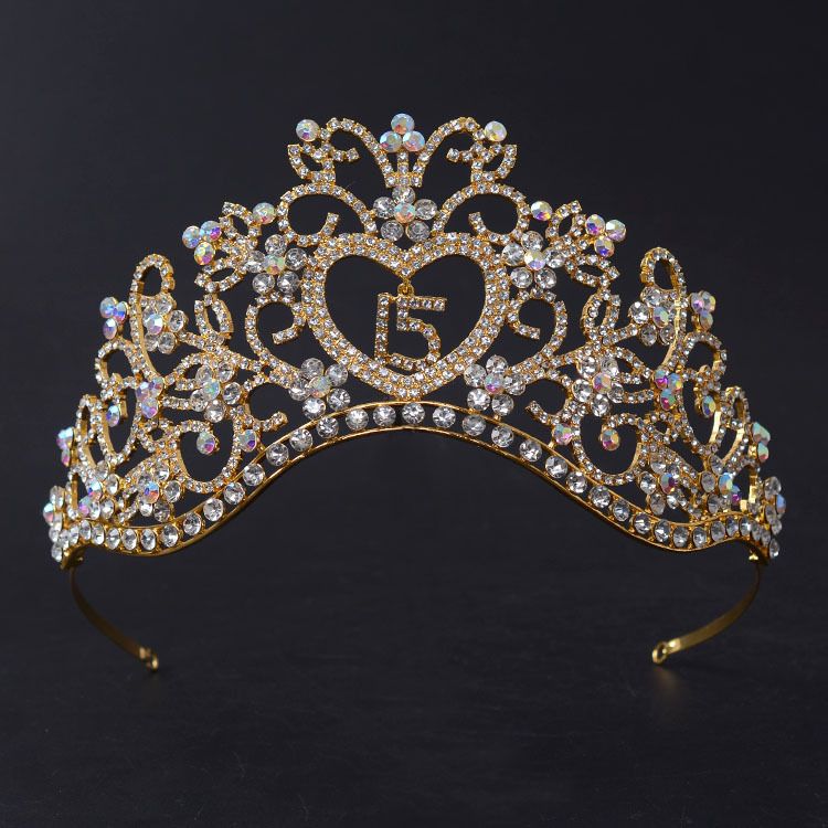 Wholesale Luxury Rhinestons Queen Wedding Crowns Sweet 15 ...