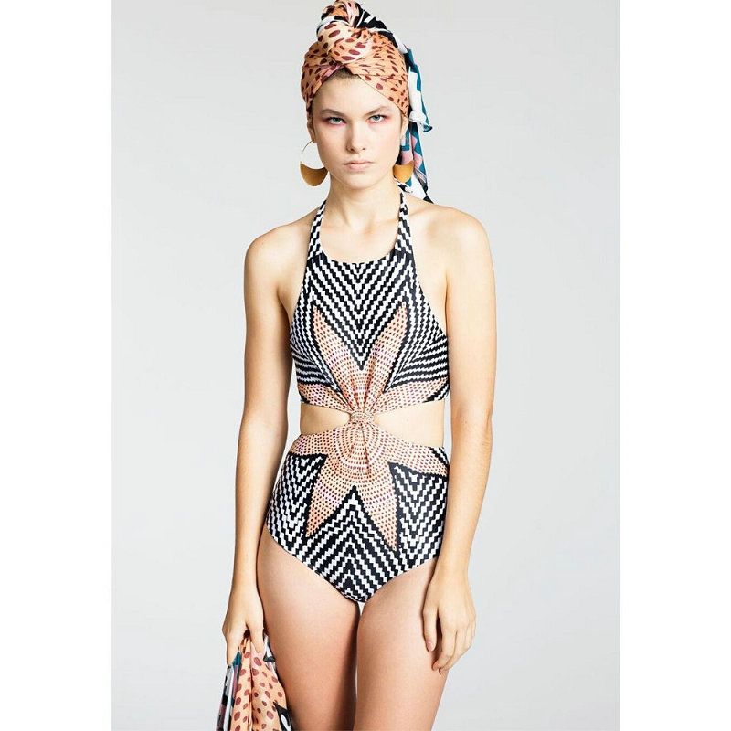 2017 Totem Bikini One Piece Egypt Old Style Swimwear Fashion Swim Wear