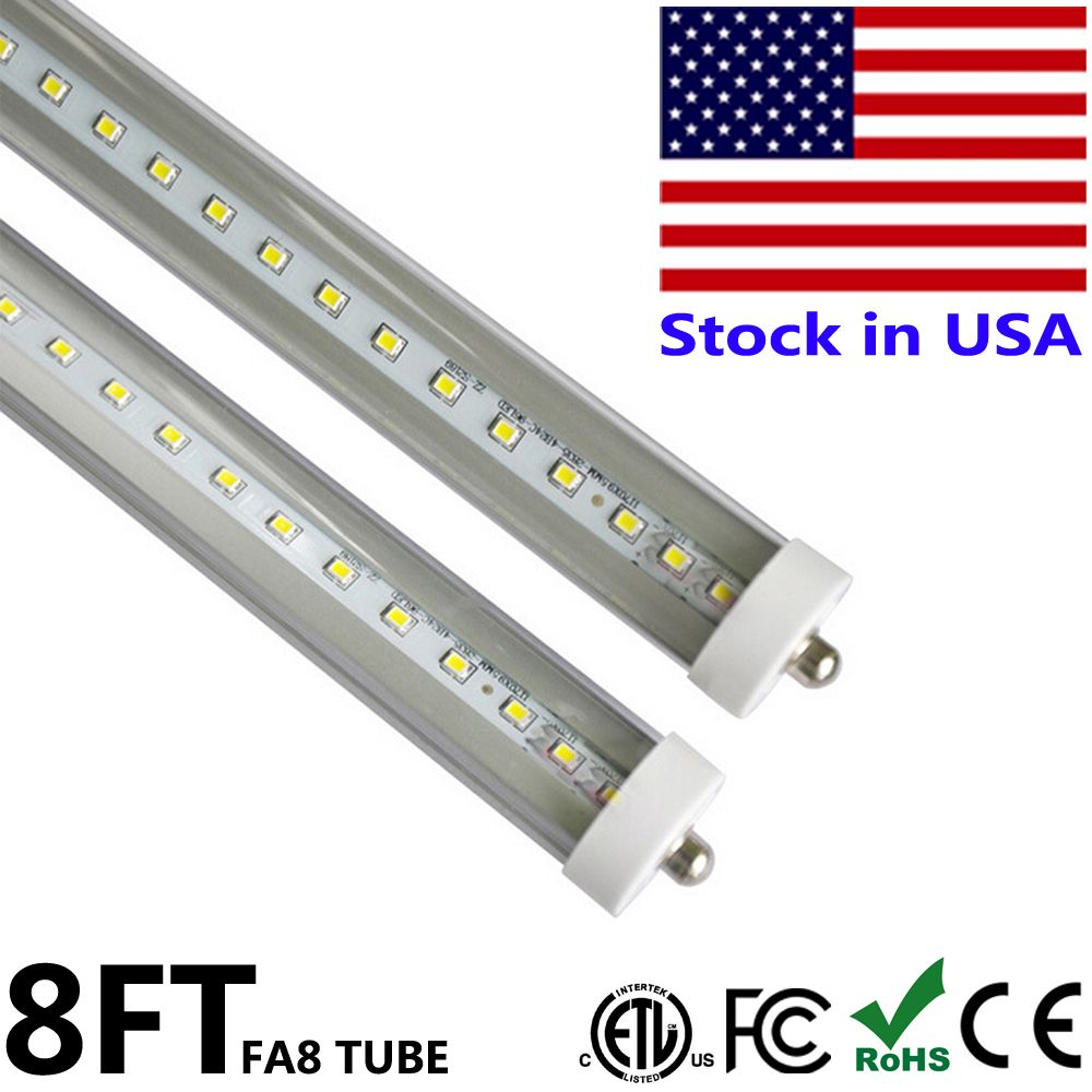 8ft Led Tube Single Pin Fa8 T8 Led Tubes Light 8 Ft 8feet 45w Leds