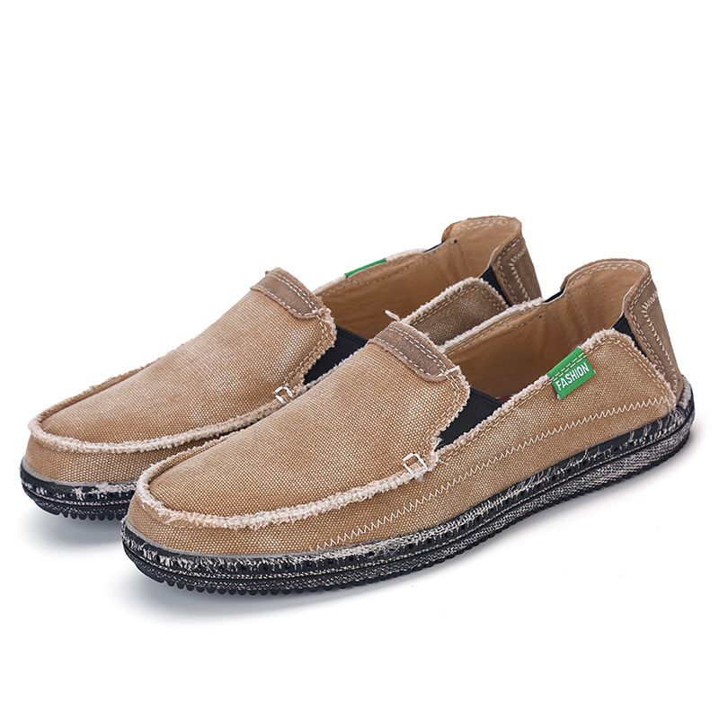 Mens Canvas Slip On Shoes With Velcro Mens Canvas Slip On Shoes With Velcro