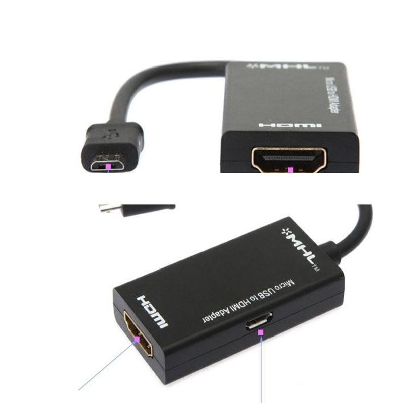 Best 1080p Mhl Micro Usb To Hdmi Cable Hdtv Adapter For Samsung Htc Lg