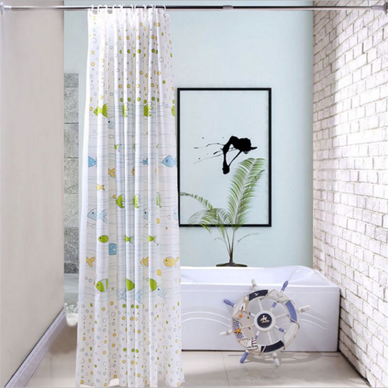 2018 Great Fabric Shower Curtains, Extra Wide And Long,Choice Of