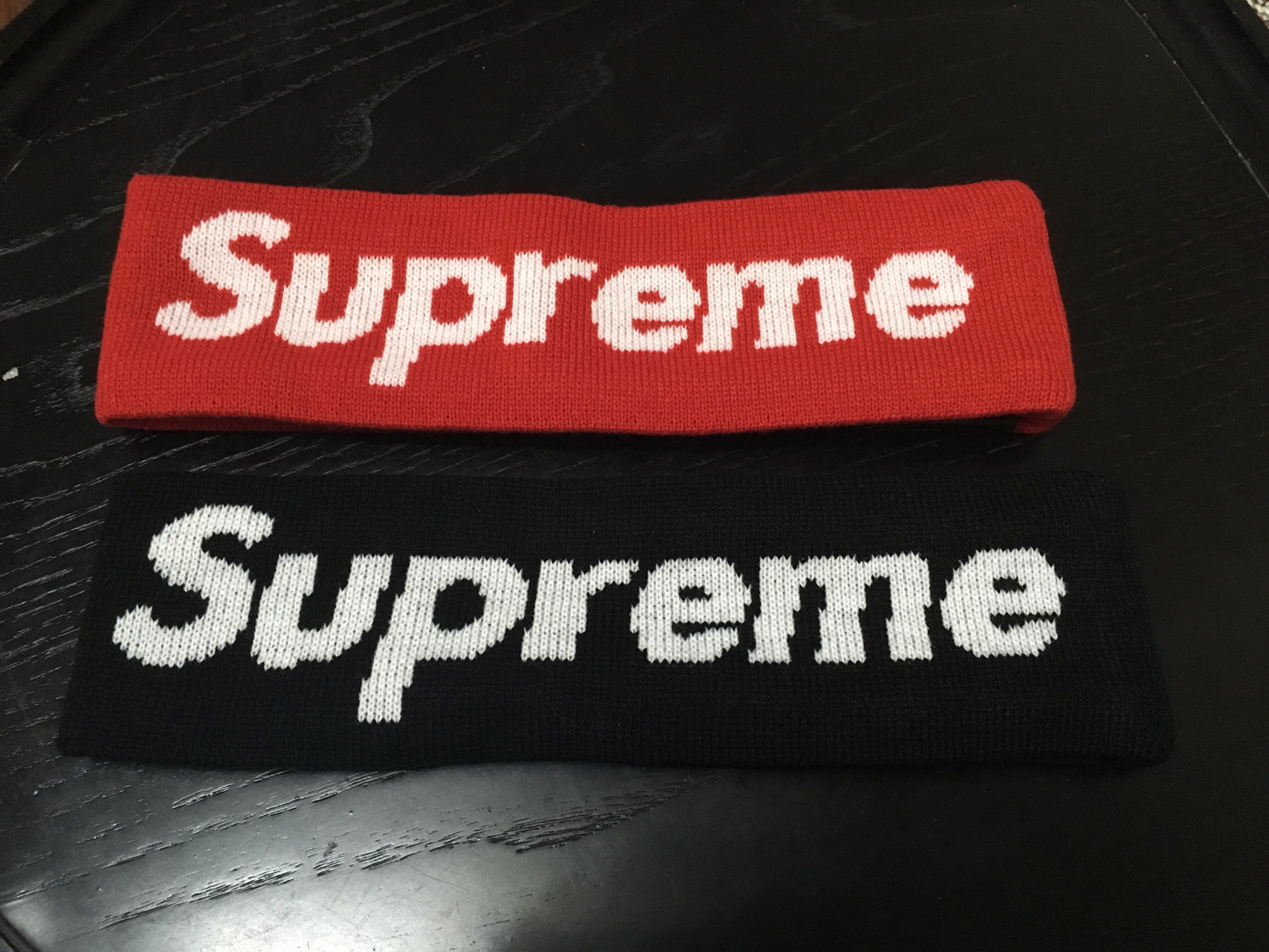 Supreme FLEECE HEADBAND Soprt Sweatband Headbands Online with 12.03