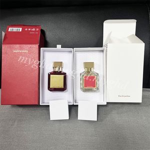 Perfume de mujer 70ml 2.4fl.oz Perfumes para hombres Rojo Blanco 2 colores con caja al por menor