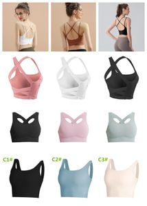 Soutien-gorge de sport pour femmes, rembourré sans fil, soutien moyen, soutien-gorge de Yoga, débardeur d'entraînement, de course à pied