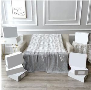Manta dapu, bufanda de lana suave de imitación, chal, sofá cama cálido y ligero con caja