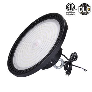 1-10V Dimmable UFO LED HighBay allume 5000K 240W 200W 150W LED High Bay Light pour Garage Work Shop Industrial Warehouse IP65 150LM / W