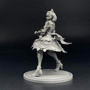 1/12 Échelle Genshin Impact Resin Modèle 150 mm Anime NOelle Figures Kit de modèle de modèle de figurine non peinée Collection miniature