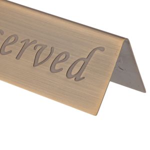 1/2/2 / 4 pack Rustic réservé Table Sign pour réserver des sièges pour les réceptions de mariage Banquets et fêtes - Design double face