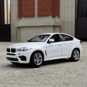 1 24 BMW X6M X6 SUV Modelo de Aleación Modelo de vehículos de juguete Recolección Regalos de cumpleaños de Toy Boy T230815