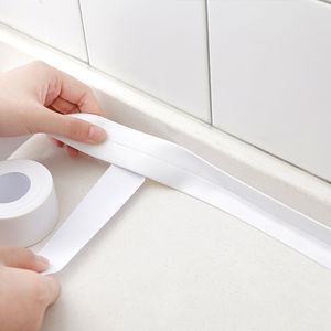 1/3.2M Shower Sink Bath Sealing Strip Toilet Waterproof Mouldproof PVC Self Adhesive Caulk Sticker Tape For Bathroom Kitchen New